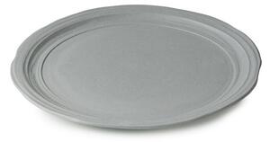 No.W MATT GREY RECYCLAY DINNER PLATE 26CM ΣΕΤ 6 τμχ - Espiel