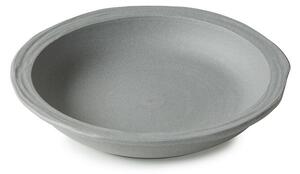 No.W MATT GREY RECYCLAY DEEP PLATE 21CM ΣΕΤ 6 τμχ - Espiel