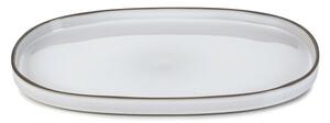 CARACTERE WHITE CUMULUS OVAL PLATE 35,5X21,8X2,5CM ΣΕΤ 4τμχ - Espiel