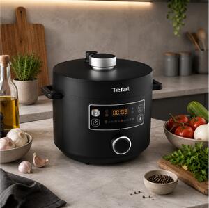 Πολυμάγειρας Χύτρα Ταχύτητας Tefal Turbo Cuisine CY7548 με 10 προγράμματα, ισχύ 1000W και χωρητικότητα 4.8L - Μαύρο