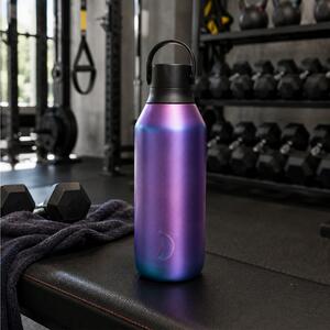 Μπουκάλι Θερμός Series 3 Metals Chilly's με χωρητικότητα 500ml και διατήρηση θερμοκρασίας 14h ζεστό / 36h κρύο - Quiet Riot