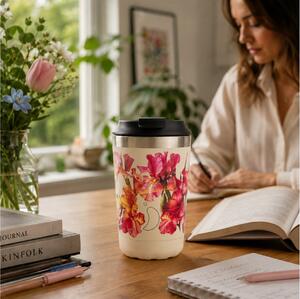Ποτήρι Θερμός Emma Bridgewater Chilly's με χωρητικότητα 340ml και διατήρηση θερμοκρασίας 6h ζεστό - Golden Hour