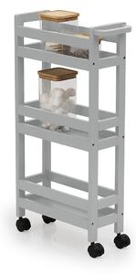 Τρόλεϊ/Ραφιέρα 3 Θέσεων (40x15x75) F-V Wheels Trolley Beton 174762H