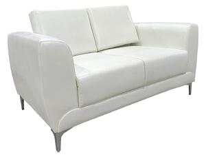 Καναπές Διθέσιος ArteLibre ELFRIC Λευκό PU 142x81x81cm