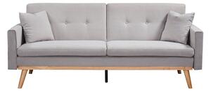 Καναπές Κρεβάτι ArteLibre BELVIA Ανοιχτό Γκρι 202x89x83cm