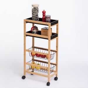 Τρόλεϊ/Ραφιέρα 4 Θέσεων (40x22x83) F-V Trolley 169201