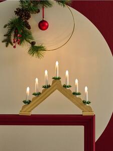 Sinsay - Χριστουγεννιάτικος LED κηροστάτης Advent - μπεζ