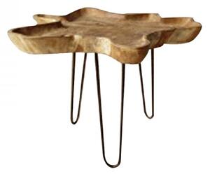 Artekko Artekko Ciubbakt Τραπέζι Βοηθητικό από Ρίζα Teak (60x60x51)cm 201-0398