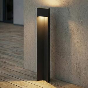 Lucande Φωτιστικό διαδρόμου LED Kaholo, μαύρο ματ, 90 cm, IP44, Μαύρο, Αλουμίνιο, σύγχρονο