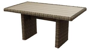 Bliumi irina 5456g Τραπέζι Κήπου 140x77x68cm Καφέ wicker-rattan