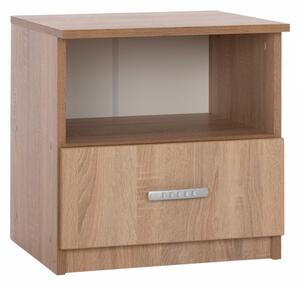 ΚΟΜΟΔΙΝΟ ΜΕ ΣΥΡΤΑΡΙ ADLER SONAMA OAK HM2431.01 45x40x48 εκ