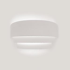 InLight Επιτοίχιο φωτιστικό λευκό από γύψο 1XE14 D:29cm (43388)