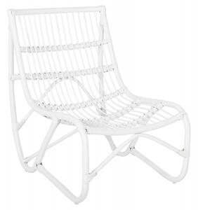 ΠΟΛΥΘΡΟΝΑ GRINN HM9815.03 ΡΑΒΔΟΙ RATTAN ΣΕ ΛΕΥΚΟ 56,5x73,5x79,5Υ εκ