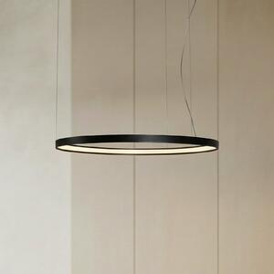 SOLLUX LIGHTING Κρεμαστό φωτιστικό LED Rio 110 οριζόντιο 3.000K μαύρο, Μαύρο, Κουζίνα, Αλουμίνιο, σύγχρονο
