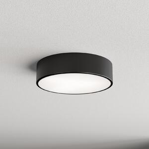 TEMAR LIGHTING Φωτιστικό οροφής Cleo 300, μαύρο, αισθητήρας, IP20, Ø 30 cm, μέταλλο, Μαύρο, Σαλόνι / τραπεζαρία, Μέταλλο, σύγχρονο