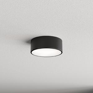 TEMAR LIGHTING Φωτιστικό οροφής Cleo, Ø 20 cm, IP54, μαύρο, μέταλλο, E27, ρυθμιζόμενος, Μαύρο, Μπάνιο, Μέταλλο
