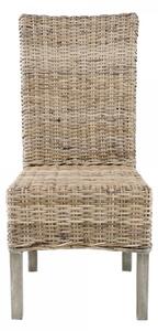 Artekko Artekko Rattan Καρέκλα Ξύλο Ρατάν σε Φυσική Απόχρωση (48x62x103)cm 40816