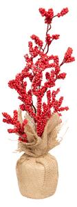 Τεχνητό Φυτό Σε Γλάστρα (Φ8x38) A-S Red Berry 208321A