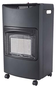 Σόμπα αερίου για θέρμανση Elite EGH-1401, 4200W, 3 επίπεδα, Πτυσσόμενο, 73x41.5x30 cm, Προστασίες, Μαύρο