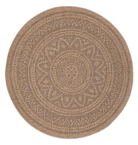 Στρογγυλό Χαλί Καλοκαιρινό (Φ200) Royal Carpet Avanos 8871 Black
