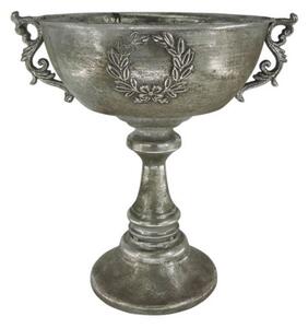 MarHome ΜΕΤΑΛΛΙΚΟ ΚΥΠΕΛΟ - ΑΣΗΜΙ ANTIKE Y44cm 2/KIB 15-00-18923