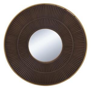 Artekko Artekko Mirror Καθρέπτης Τοίχου MDF Μέταλλο Καφέ Χρυσό (80x3x80)cm 83802-BROW-DS