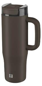 Κούπα Θερμός Thermo Plus Zwilling με καλαμάκι, χωρητικότητα 900ml και διατήρηση θερμοκρασίας 14h ζεστό / 12h κρύο - Chocolate