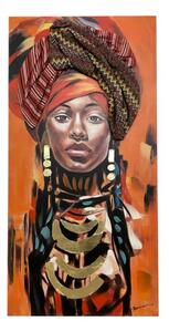 Πίνακας σε καμβά Afro Inart 70x3x140εκ