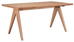 Τραπέζι Winslow ξύλο rubberwood ανοικτό καρυδί 160x85x75εκ