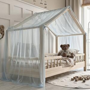 Κουρτίνα Οροφής House Bed Blue Voile Luletto