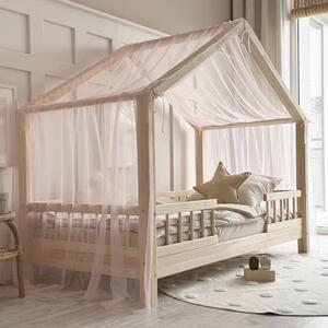 Κουρτίνα Οροφής House Bed Pink Voile Luletto