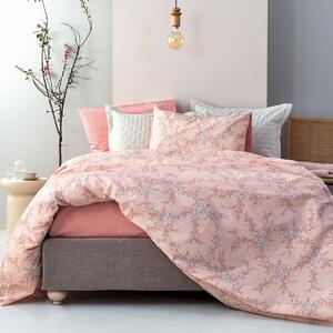 Σεντόνια Μονά (Σετ) Palamaiki Fashion FL6263 Σομόν ΜΕ ΛΑΣΤΙΧΟ 110x200+30