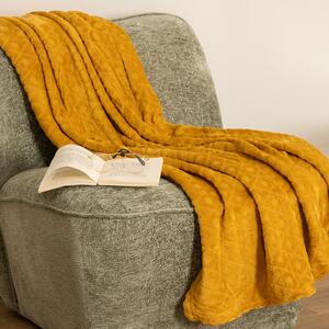 Κουβέρτα Καναπέ Fleece (125x150) A-S Flanel Losan Ochra 164044R