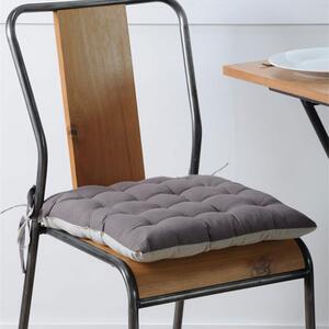 Μαξιλάρι Καρέκλας 2 Όψεων (35x35) S-F Duo Taupe/Lin CU1490314GAL