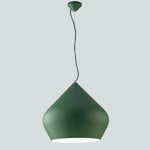 Luce Ambiente Design Κρεμαστό φωτιστικό Tholos, πράσινο/λευκό, Ø 52 cm, μέταλλο, ρυθμιζόμενος, Πράσινο, Σαλόνι / τραπεζαρία, Μέταλλο, σύγχρονο