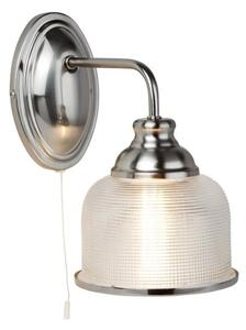 Searchlight 2671-1SS - Λάμπα τοίχου BISTRO 1xE27/60W/230V χρώμιο