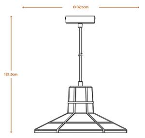 LEDVANCE Concrete Sala κρεμαστό φωτιστικό, σκυρόδεμα, σκούρο γκρι