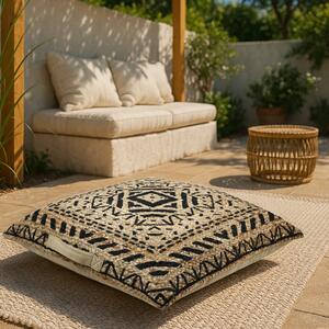 Μαξιλάρα Δαπέδου (60x60x10) S-F Nikaia Black C6D087001