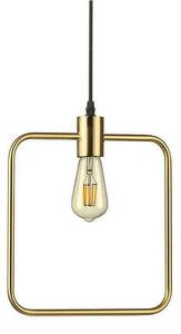 Φωτιστικό Οροφής Abc Square 207858 29x35/24,4x12cm 1xE27 70W Gold Ideal Lux