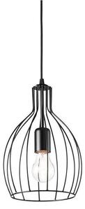 Φωτιστικό Οροφής Ampolla-2 148151 20,5x45/114cm 1xE27 60W Black Ideal Lux