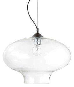 Φωτιστικό Οροφής Bistro Round 120898 40x35,5/244,5cm 1xE27 60W Clear Ideal Lux