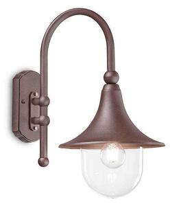 Φωτιστικό Τοίχου Cima 246826 28x46x40cm 1xE27 60W Coffee Ideal Lux