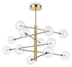 Φωτιστικό Οροφής Equinoxe 200125 124x90,5cm 2W Gold Ideal Lux