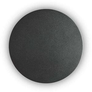 Φωτιστικό Τοίχου Cover Round 195742 15x5cm LED 9,5W 3000K Black Ideal Lux