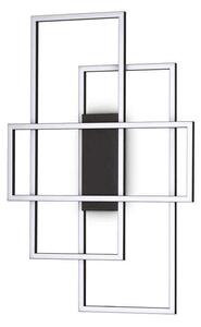 Πλαφονιέρα Frame Rettangolo 270661 62,5x6x41cm LED 31W 3000K Black Ideal Lux