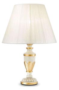 Φωτιστικό Επιτραπέζιο Firenze 012889 24x35cm 1xE14 40W White-Gold Ideal Lux