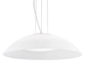 Φωτιστικό Οροφής Lena 035727 64x25/234cm 3xE27 60W White Ideal Lux