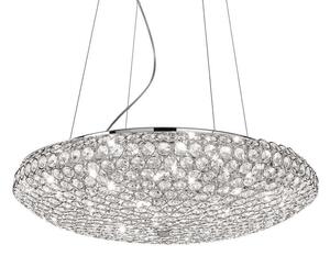 Φωτιστικό Οροφής King 088013 65x40/120cm 12xG9 40W Chrome Ideal Lux