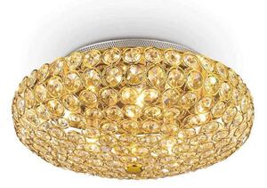 Φωτιστικό Οροφής-Πλαφονιέρα King 073187 38x16cm 5xG9 40W Gold Ideal Lux