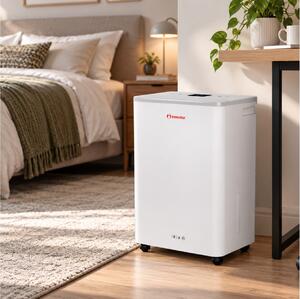 Αφυγραντήρας Ιnventor Iria IR-WF-10L με AI, Wi-Fi, λειτουργία στεγνώματος, χρονοδιακόπτη και ικανότητα αφύγρανσης 10 λίτρα / ημέρα - White